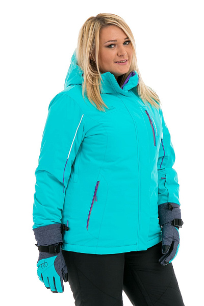 Женская горнолыжная Куртка High Experience Голубой, 6980222