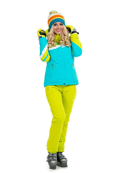 Женский горнолыжный Костюм High Experience Салатовый, 6980174K1