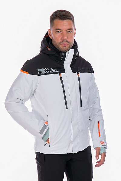 Мужская горнолыжная Куртка WHS Белый, 8783206