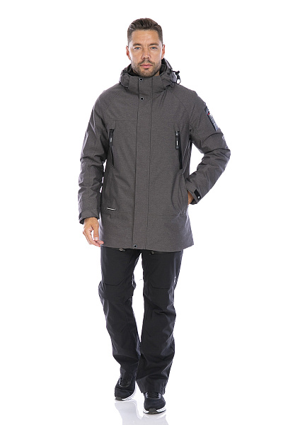 Мужская зимняя Парка WHS Темно-серый, 8783286
