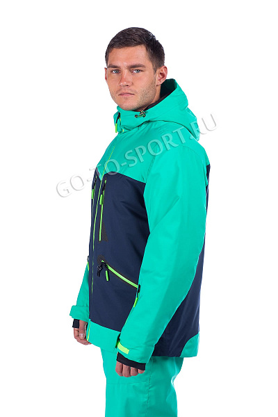 Мужская горнолыжная Куртка WHS Зеленый, 878356