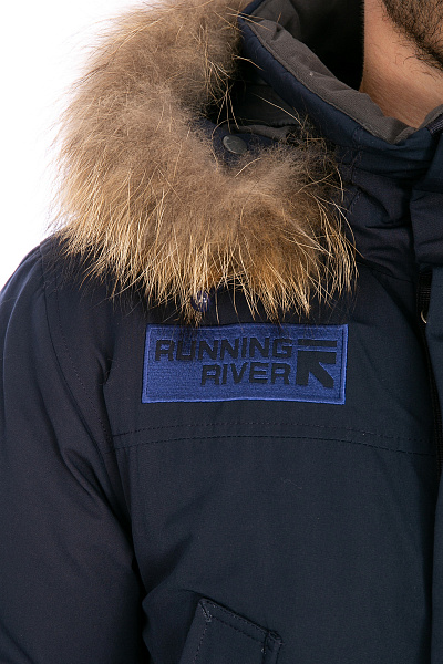 Мужская зимняя Парка Running River Темно-синий, 827886