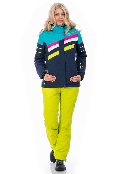 Женский горнолыжный Костюм High Experience Бирюзовый, 6980278K2