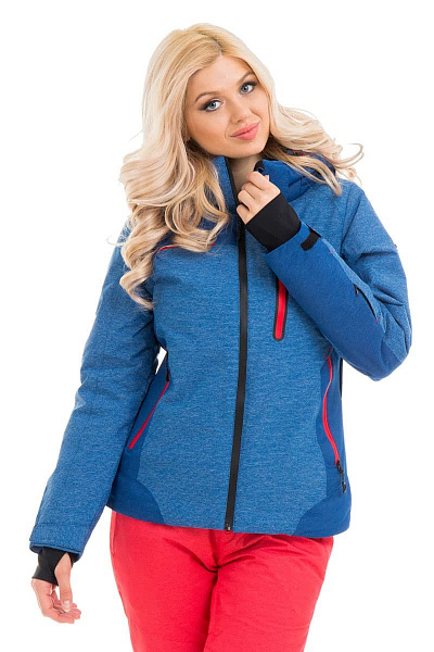 Женская горнолыжная Куртка WHS Синий, 8783101