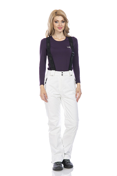 Женские горнолыжные Штаны WHS Белый, 8783316