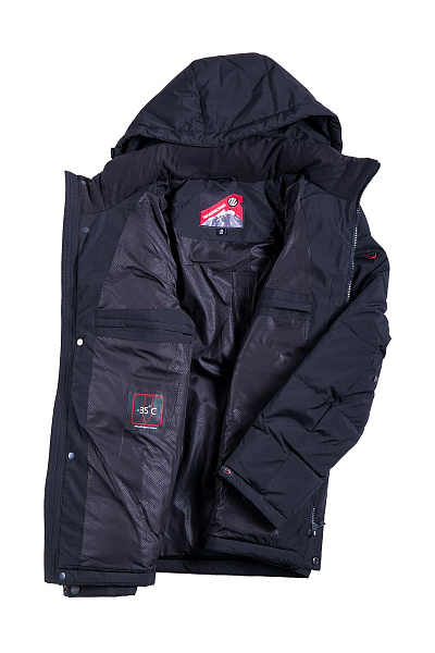 Мужской зимний Пуховик WHS Черный, 8783131