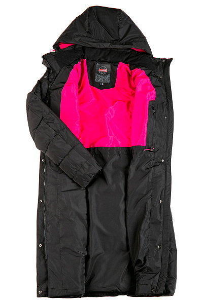 Женский зимний Пуховик Lafor Черный, 76703