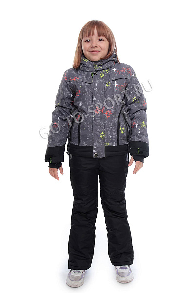 Детский горнолыжный Костюм SnowFox Серый, 83797