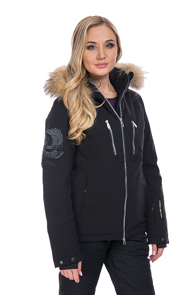 Женская горнолыжная Куртка High Experience Черный, 6980386