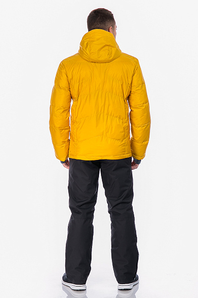 Мужской горнолыжный Пуховик Running River Желтый, 827869