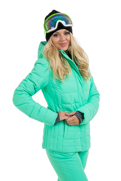 Женский горнолыжный Пуховик High Experience Мятный, 6980159