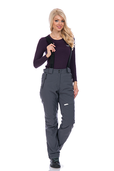 Женские горнолыжные Штаны WHS Серый, 8783234