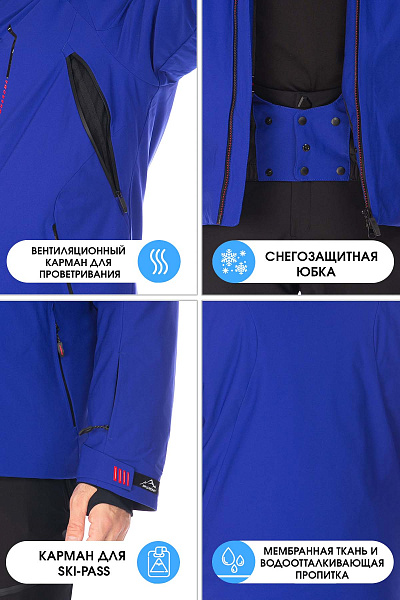 Мужской горнолыжный Костюм WHS Синий, 8783471K3