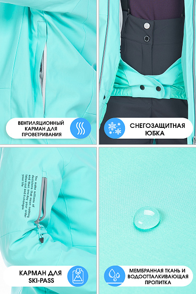 Куртка WHS Мятный, 8783458