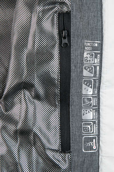 Женская горнолыжная Куртка WHS Белый, 8783247