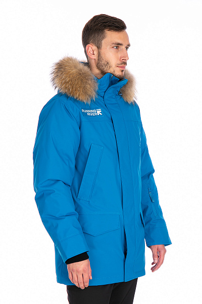 Мужская зимняя Парка Running River Голубой, 827886