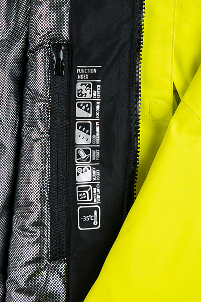 Мужская горнолыжная Куртка WHS Желтый, 8783186