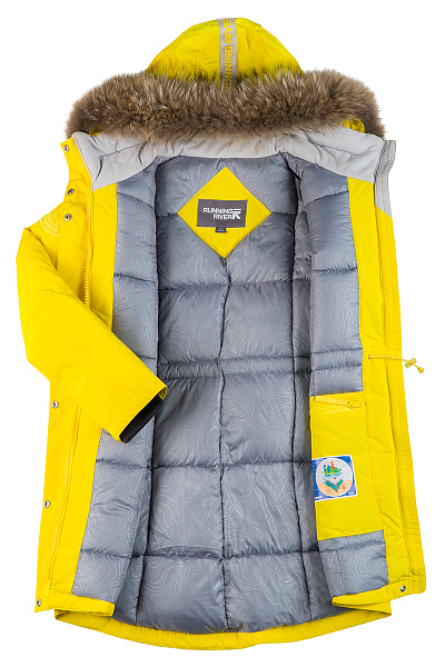Женская зимняя Парка Running River Желтый, 827884