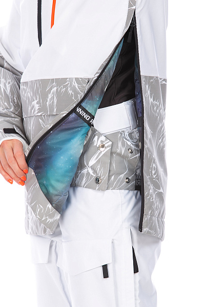 Женская горнолыжная Куртка Running River Белый, 8278129