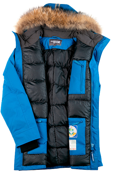 Мужская зимняя Парка Running River Голубой, 827886