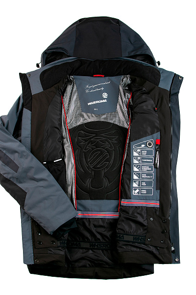Мужская горнолыжная Куртка WHS Темно-серый, 8783363