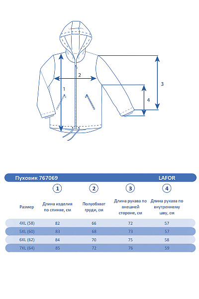 Мужской зимний Костюм Lafor Черный, 767069K1