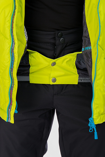 Мужской горнолыжный Пуховик Running River Желтый, 827872
