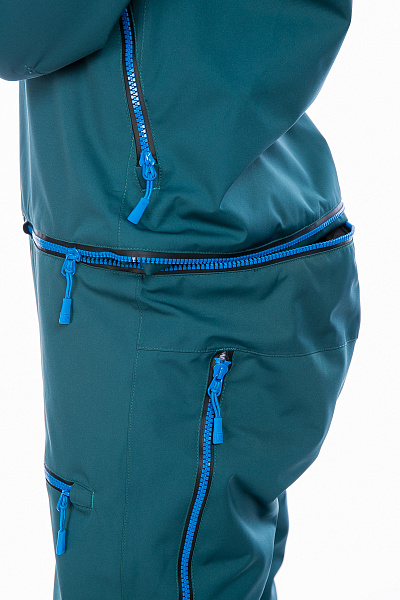 Женский горнолыжный Комбинезон Running River Бирюзовый, 827895