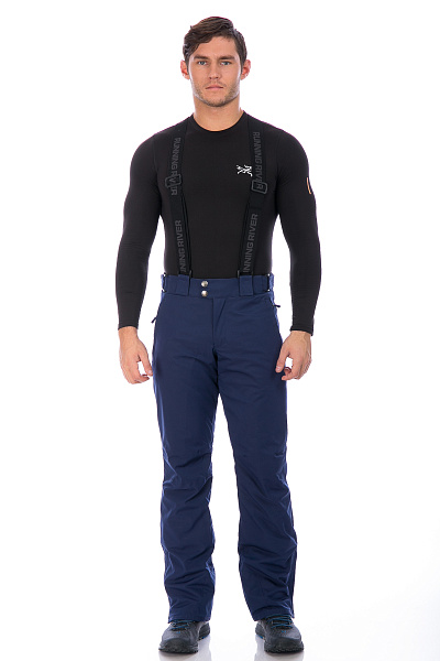 Мужские горнолыжные Штаны Running River Темно-синий, 827832