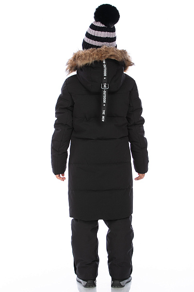 Детский зимний Пуховик WHS Черный, 8783325