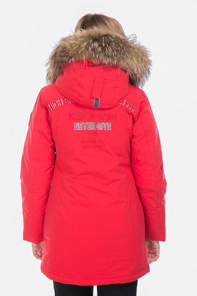 Женская зимняя Парка High Experience Красный, 6980332