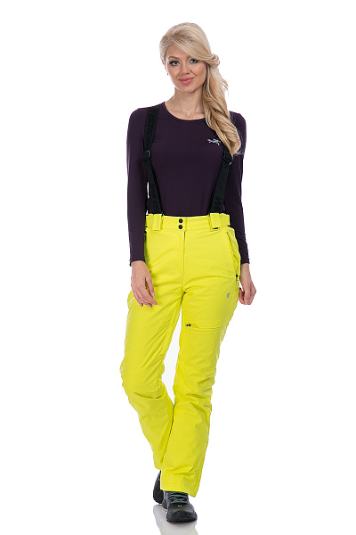 Женские горнолыжные Штаны WHS Желтый, 8783234