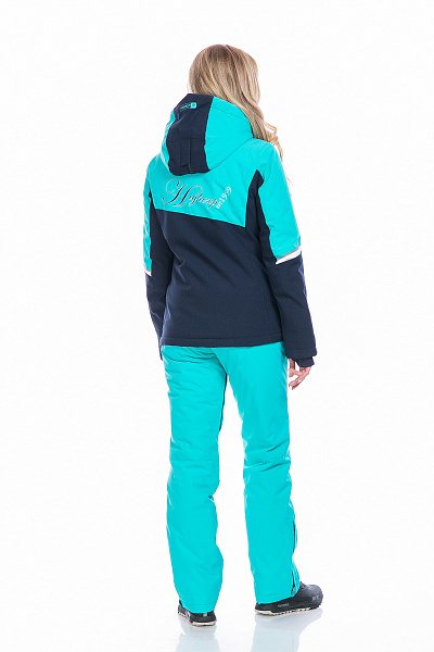 Женский горнолыжный Костюм High Experience Бирюзовый, 6980310K2