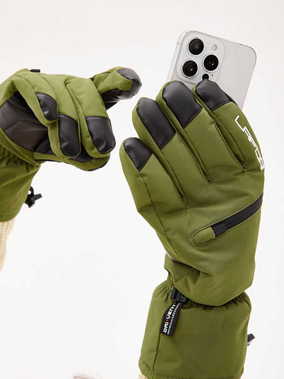 Перчатки Lafor Оливковый, 7670186