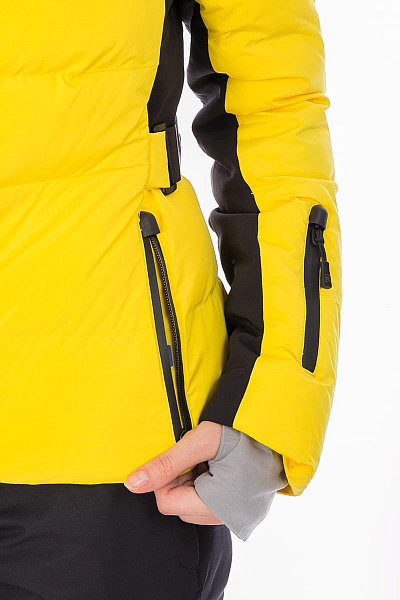 Женский горнолыжный Пуховик Running River Желтый, 827825