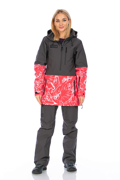 Женская горнолыжная Куртка Running River Серый, 8278129