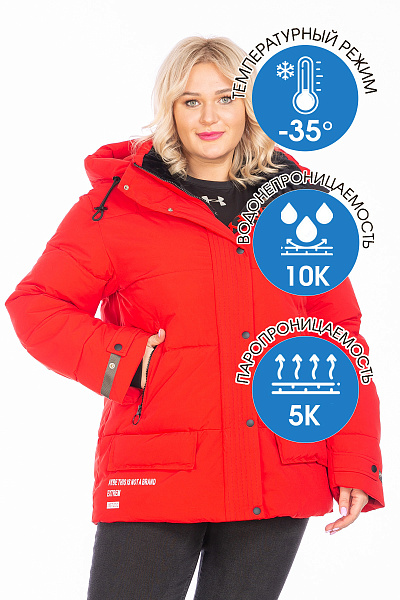 Куртка WHS Красный, 8783395