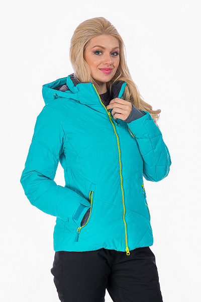 Женский горнолыжный Пуховик Running River Голубой, 827867