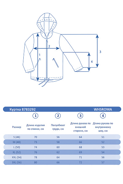Мужской горнолыжный Костюм WHS Синий, 8783292K2
