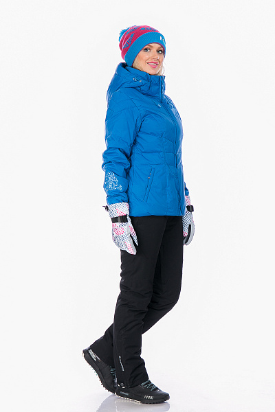 Женский горнолыжный Пуховик Running River Синий, 827866