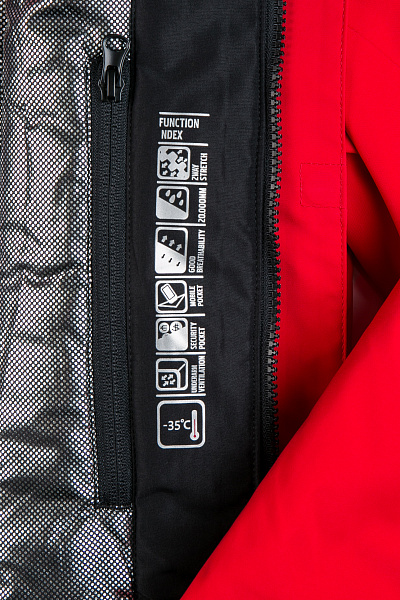 Мужская горнолыжная Куртка WHS Красный, 8783186