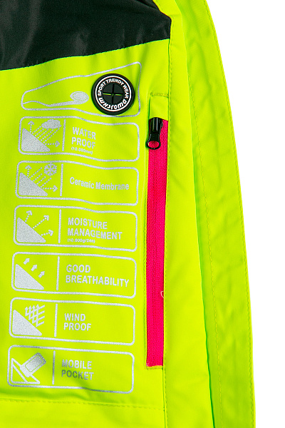 Женская горнолыжная Куртка WHS Салатовый, 8783366