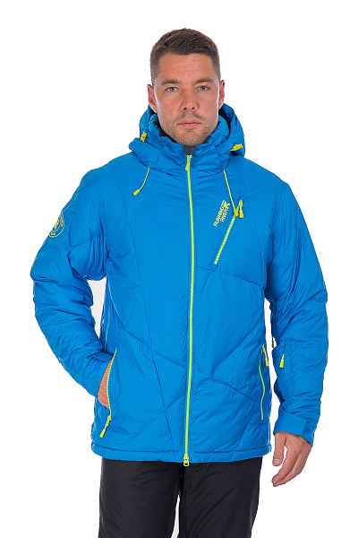 Мужской горнолыжный Пуховик Running River Голубой, 827872