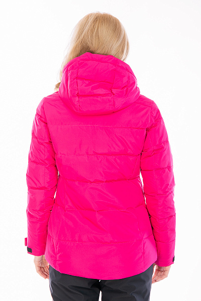 Женский зимний Пуховик Lafor Малиновый, 76701