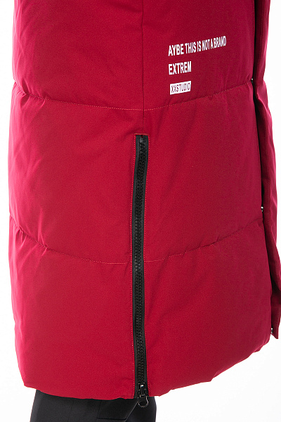 Женский зимний Пуховик WHS Бордовый, 8783313