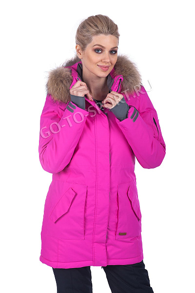 Женская зимняя Парка High Experience Малиновый, 6980136