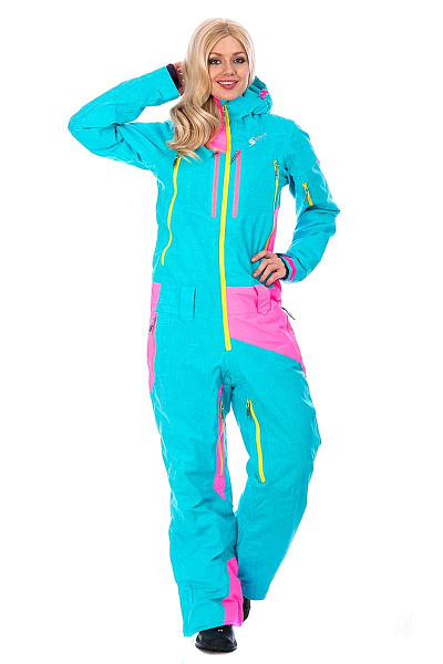 Женский горнолыжный Комбинезон Snow Headquarter Голубой, 838116