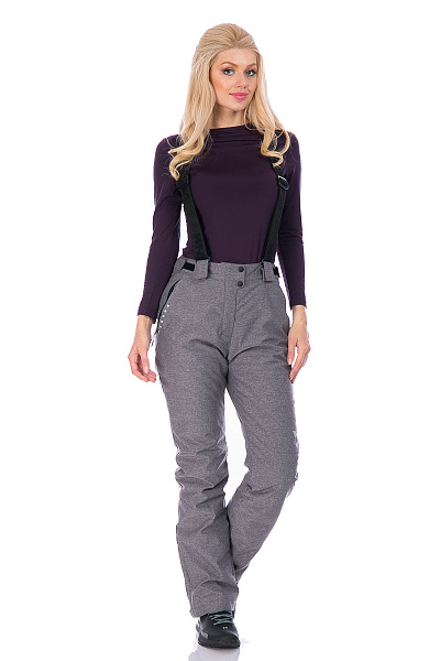 Женские горнолыжные Штаны WHS Темно-серый, 8783240