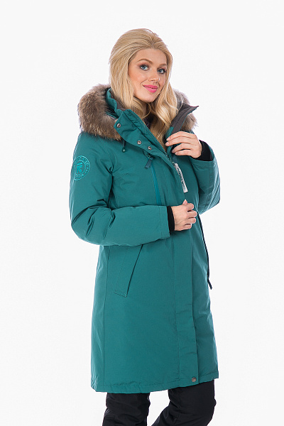 Женская зимняя Куртка Running River Бирюзовый, 827865