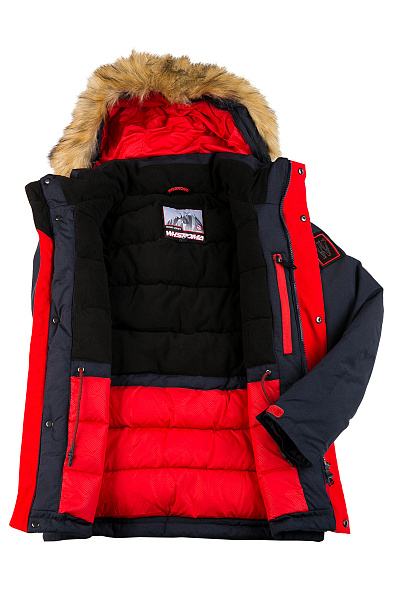 Детская зимняя Парка WHS Темно-синий, 8783193